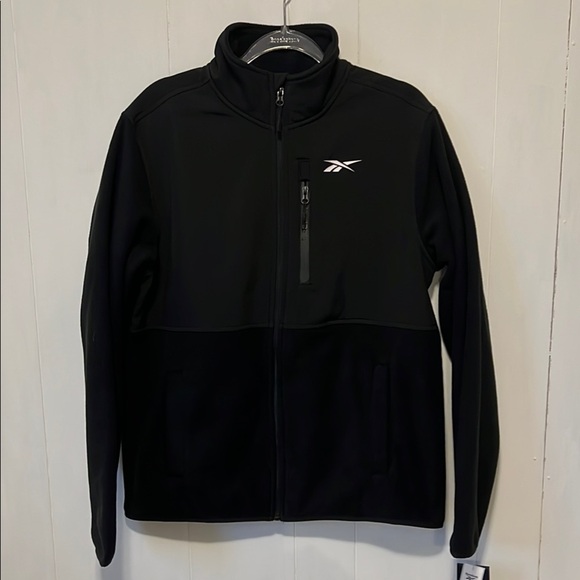 Reebok Men's Black Zip Jacket Size Small - Picture 1 of 9